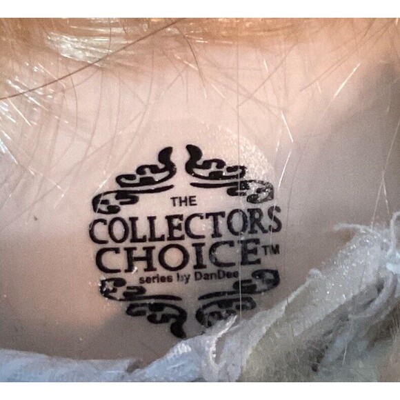 The Collector’s Choice By Dan Dee 18” Porcelain Boy Doll Blonde Caroler In Box - Picture 12 of 16